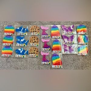 NEW Lot Of 21 Gotta POP Push and Pop Bubble Fidget Sensory Toy Lot Ages 5+